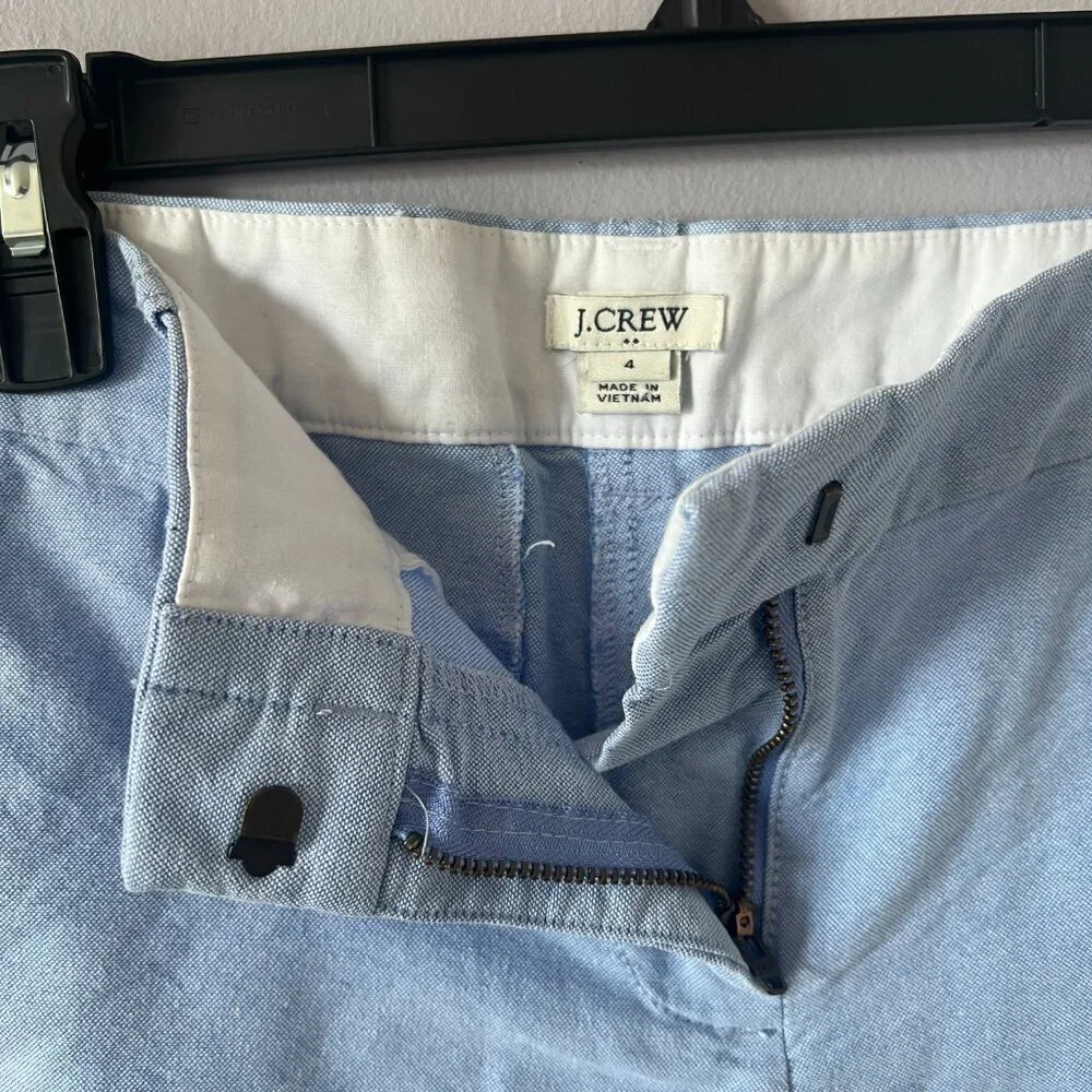 J. Crew Classic Cotton Blue Short - Picture 3 of 6